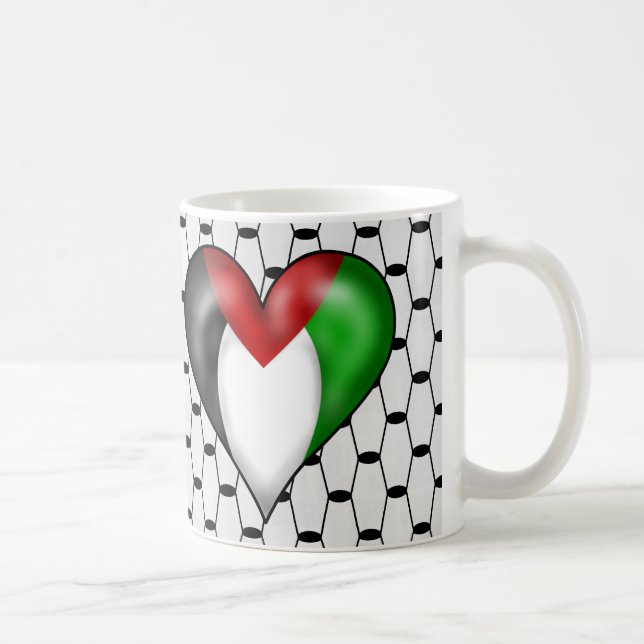 Taza De Café Amo Palestina (Derecha)