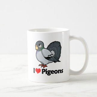 Taza De Café Amo palomas