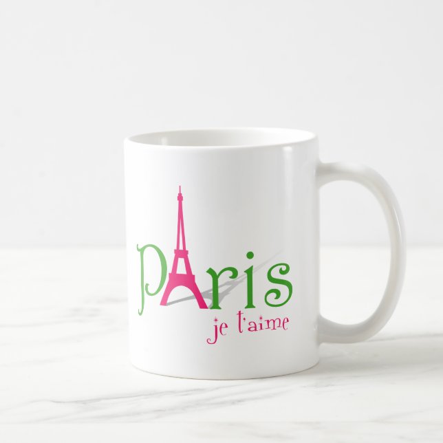 Taza De Café Amo París (Derecha)