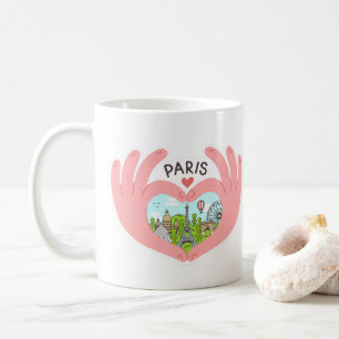 Taza De Café Amo París, París romántico inspirado en los viajes