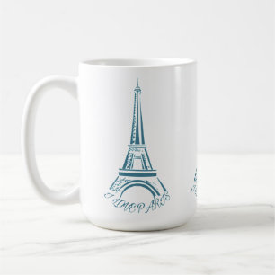 Taza De Café Amo París   Tour Eiffel