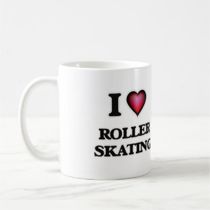 Taza De Café Amo patinaje sobre ruedas
