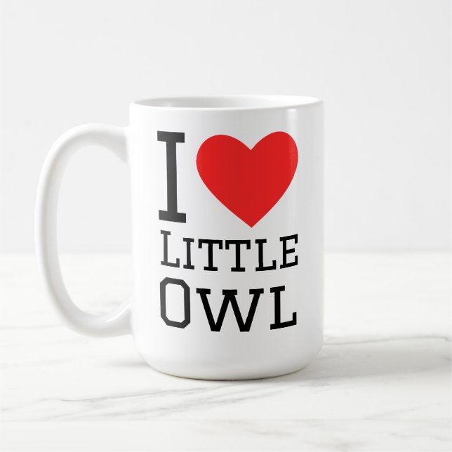 Taza De Café Amo pequeño búho (Izquierda)