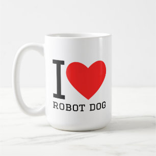 Taza De Café Amo perro robot