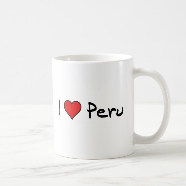 Taza De Café Amo Perú (Derecha)