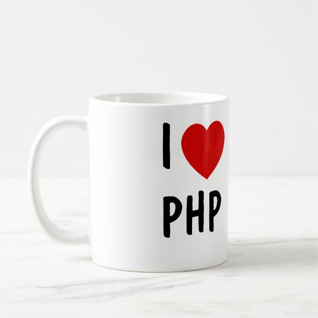 Taza De Café Amo PHP (Izquierda)