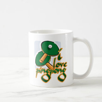 Taza De Café Amo ping-pong que amamos ping-pong