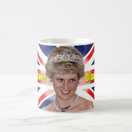 Taza De Café "Amo princesa Diana de HRH de Diana"