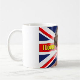 Taza De Café "Amo princesa Diana de HRH de Diana"