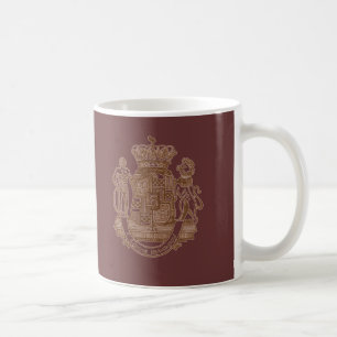 Taza De Café Amo productos heráldicos del escudo del tocino