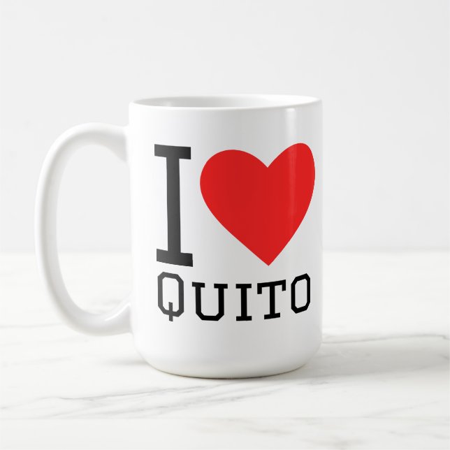 Taza De Café Amo quito (Izquierda)