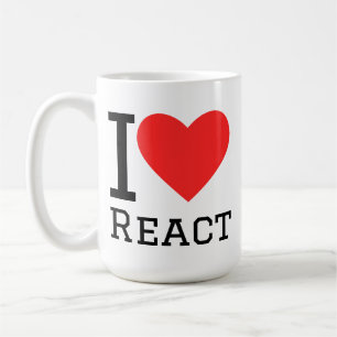 Taza De Café Amo react
