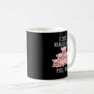 Taza De Café Amo Regalo de cerdo Mujeres Regalos de cerdo Swine