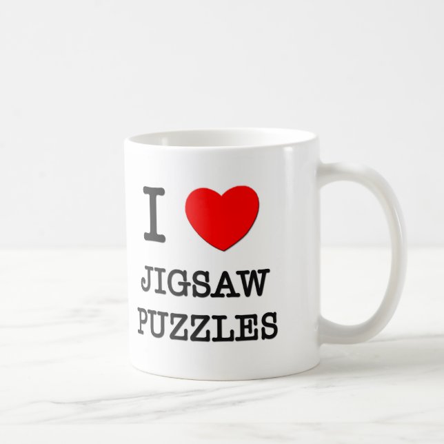 Taza De Café Amo rompecabezas (Derecha)