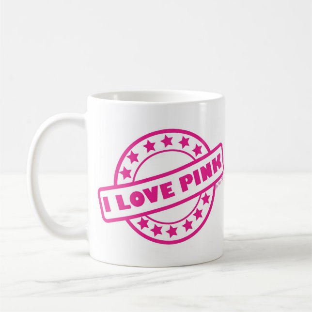 Taza De Café Amo rosa (Izquierda)