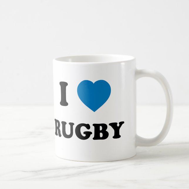 Taza De Café Amo rugbi (Derecha)