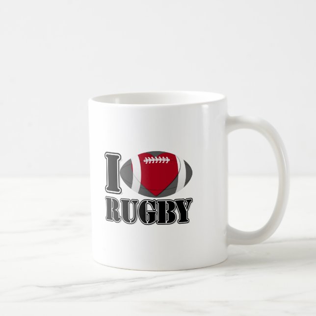 Taza De Café Amo Rugby-Mugs (Derecha)