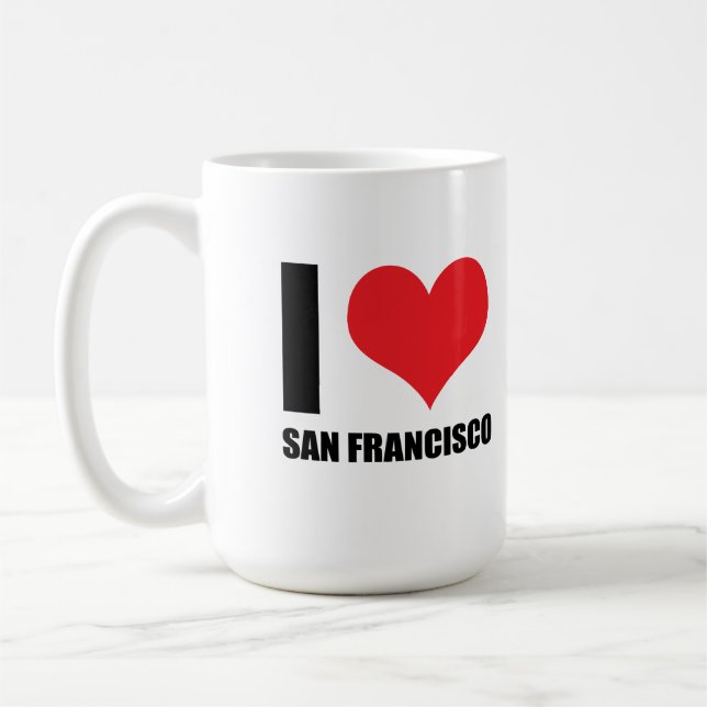 Taza De Café Amo San Francisco (Izquierda)