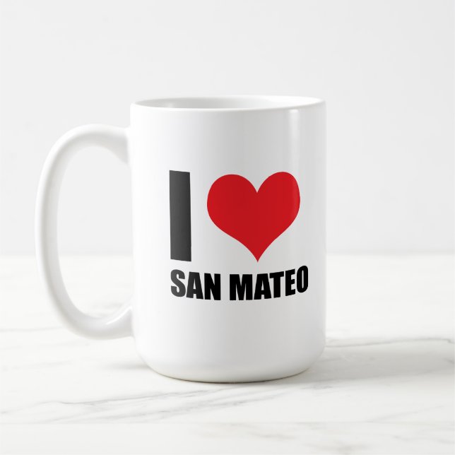 Taza De Café Amo San Mateo (Izquierda)