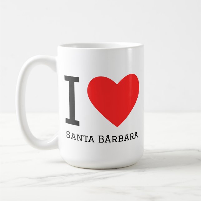 Taza De Café Amo Santa Bárbara  (Izquierda)