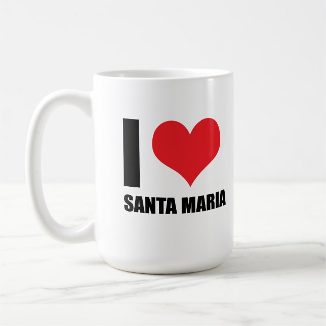 Taza De Café Amo Santa María (Izquierda)