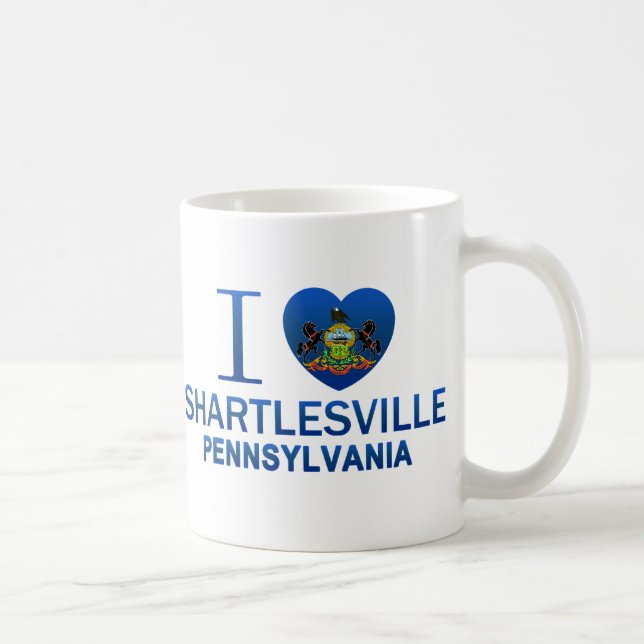 Taza De Café Amo Shartlesville, PA (Derecha)