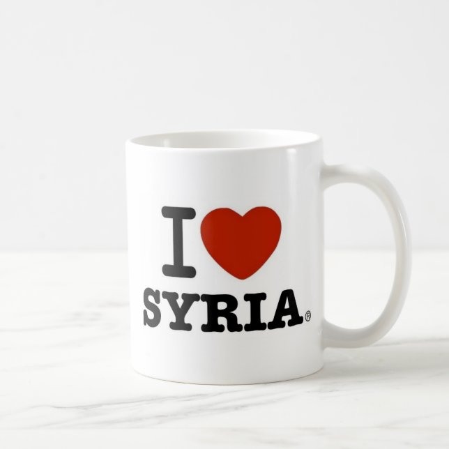 Taza De Café Amo Siria (Derecha)
