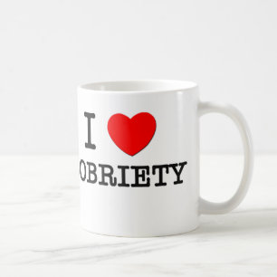 Taza De Café Amo sobriedad