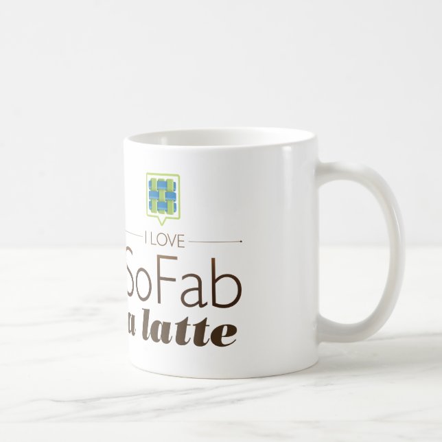 Taza De Café Amo SoFab un Latte (Derecha)