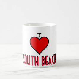 Taza De Café ~Amo South Beach~ MUG, PERSONALIZAR IT!