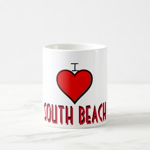 Taza De Café ~Amo South Beach~ MUG, PERSONALIZAR IT!