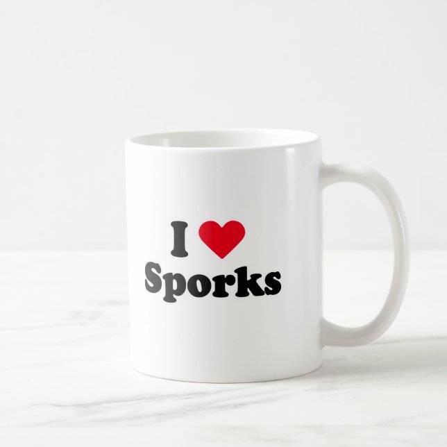 Taza De Café Amo sporks (Derecha)