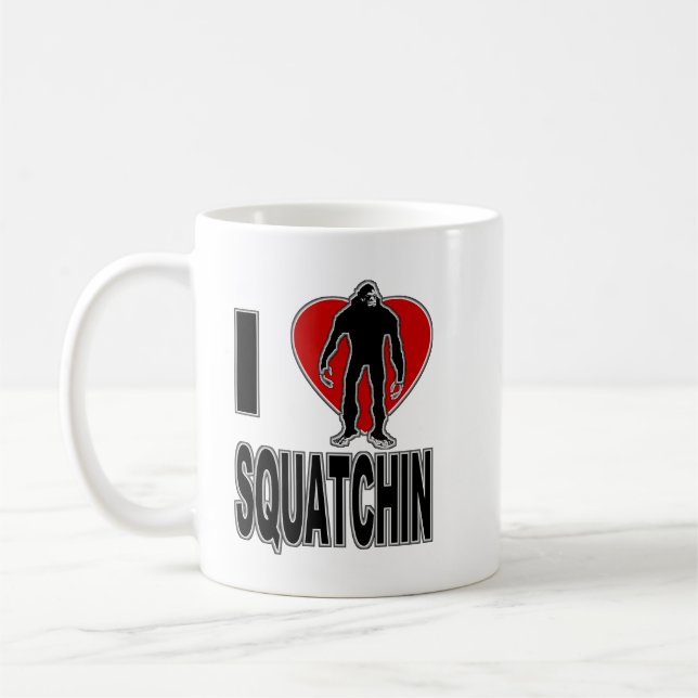 Taza De Café ¡Amo Squatchin! (Izquierda)