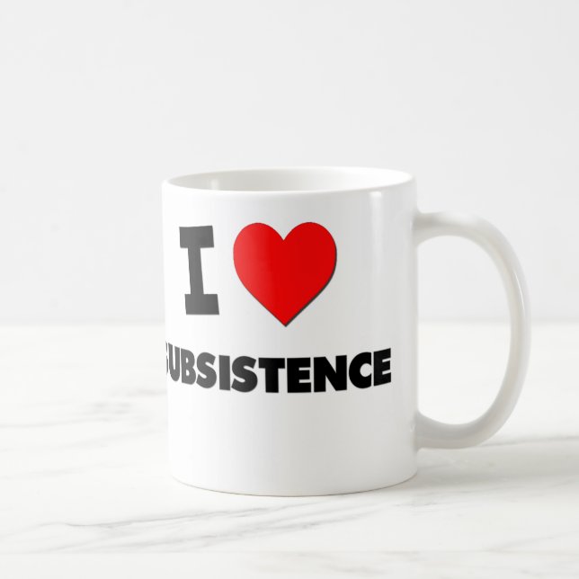Taza De Café Amo subsistencia (Derecha)