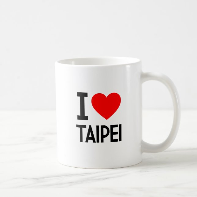 Taza De Café Amo Taipei (Derecha)