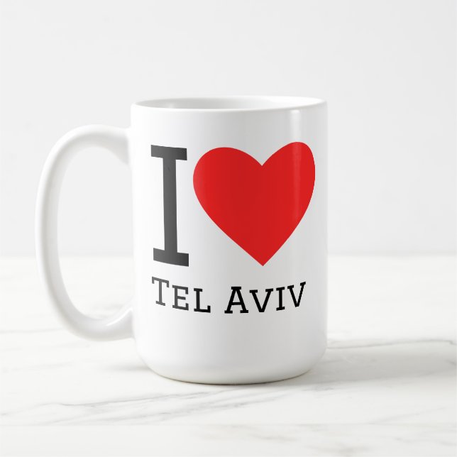 Taza De Café Amo tel aviv (Izquierda)