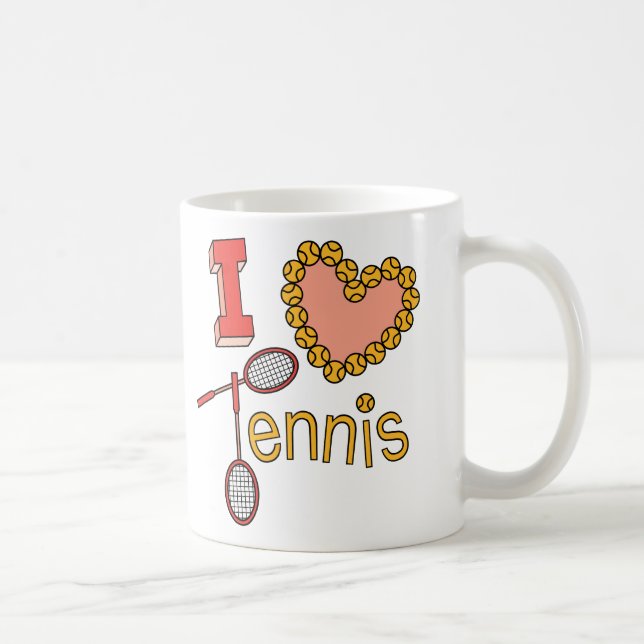 Taza De Café Amo tenis (Derecha)