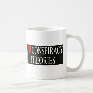 Taza De Café Amo teorías de conspiración