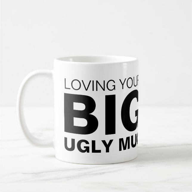 Taza De Café Amo tu gran Novedad de Personalizado de peluche fe (Izquierda)