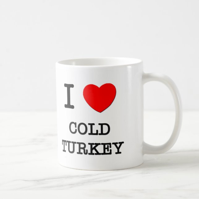 Taza De Café Amo Turquía fría (Derecha)