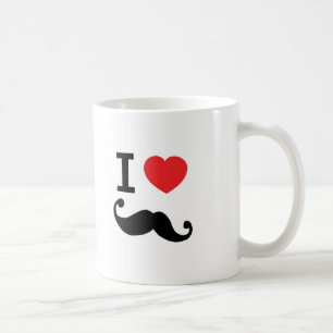 Taza De Café Amo twirly el bigote