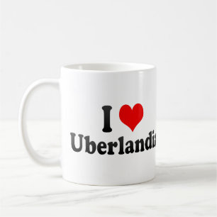 Taza De Café Amo Uberlandia, el Brasil