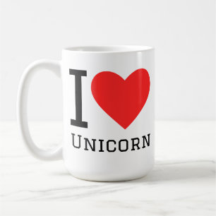 Taza De Café Amo unicornio