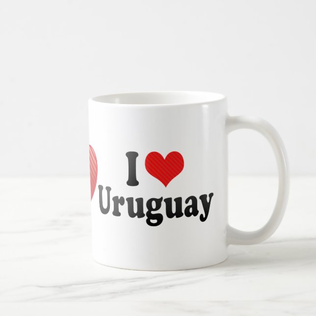 Taza De Café Amo Uruguay (Derecha)