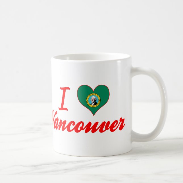 Taza De Café Amo Vancouver, Washington (Derecha)