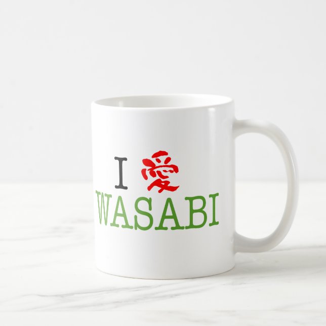 Taza De Café Amo Wasabi (Derecha)