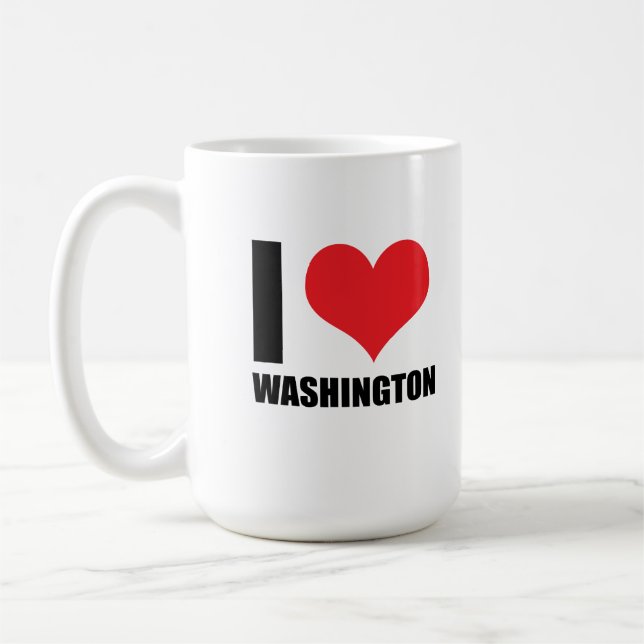 Taza De Café Amo Washington (Izquierda)