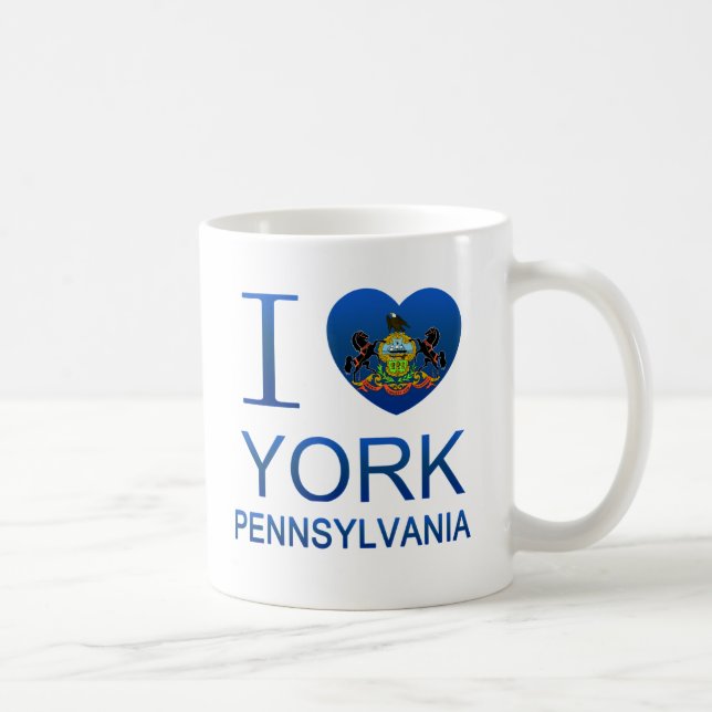 Taza De Café Amo York, PA (Derecha)