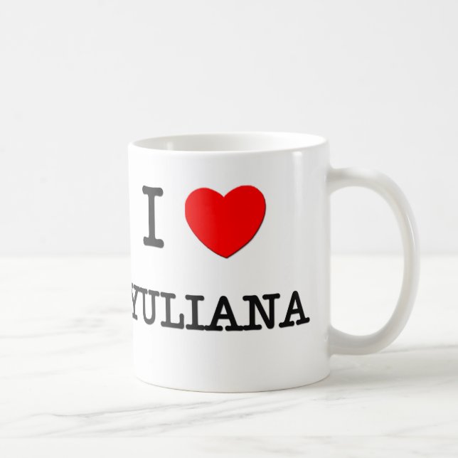 Taza De Café Amo Yuliana (Derecha)