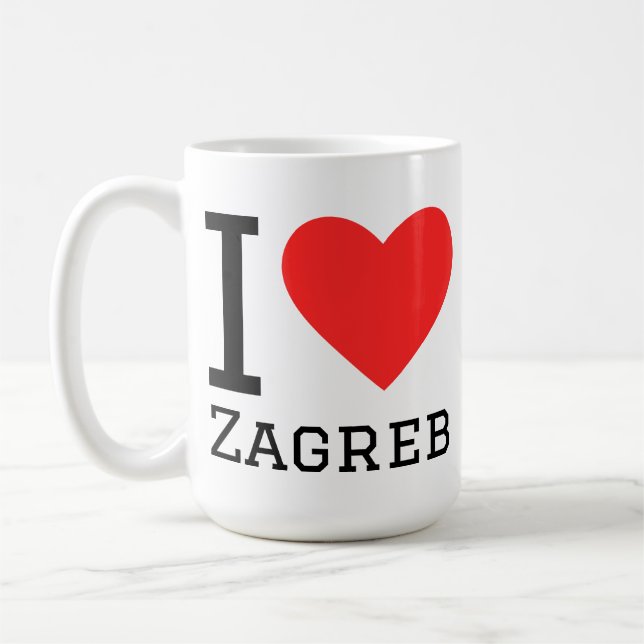 Taza De Café Amo Zagreb  (Izquierda)